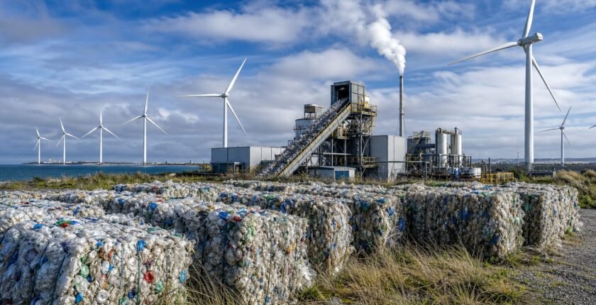 Hydrogen from plastic waste using sunlight and seawater