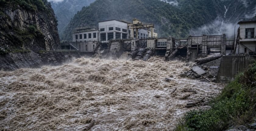 Flash Floods Gut Nepal's Upper Trishuli-1 Hydropower Site
