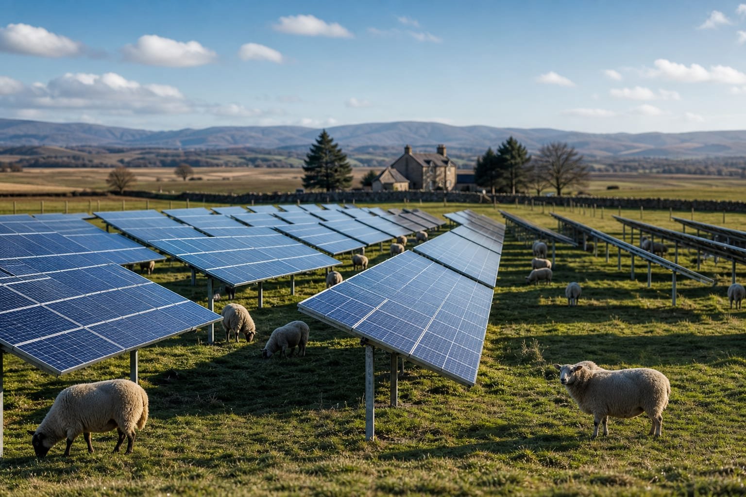 Sheep Now Graze 68,000 Acres of Texas Solar Farms