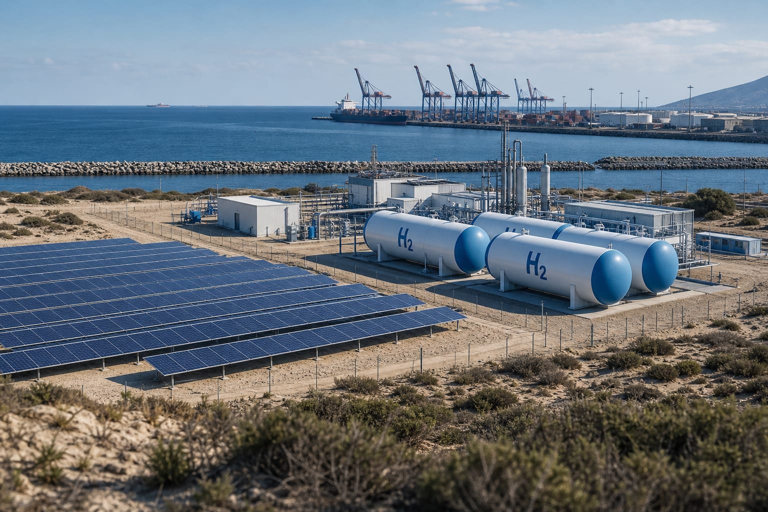 Walvis Bay green hydrogen facility goes online