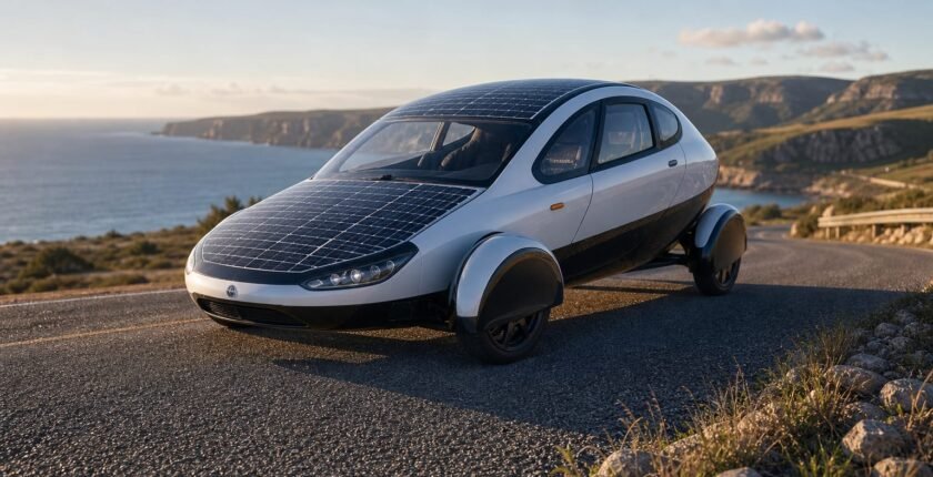 First Drive in a Solar Car on the California Coast