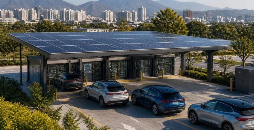 Nio opens first solar-powered off-grid battery swap station