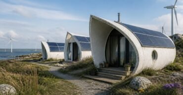 Wind turbine recycling turns nacelles into tiny solar homes