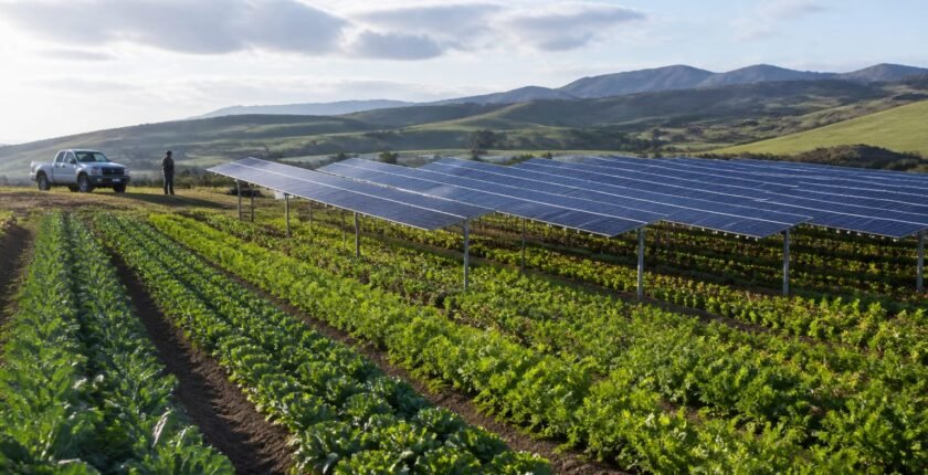 Who benefits from agrivoltaics on farmland