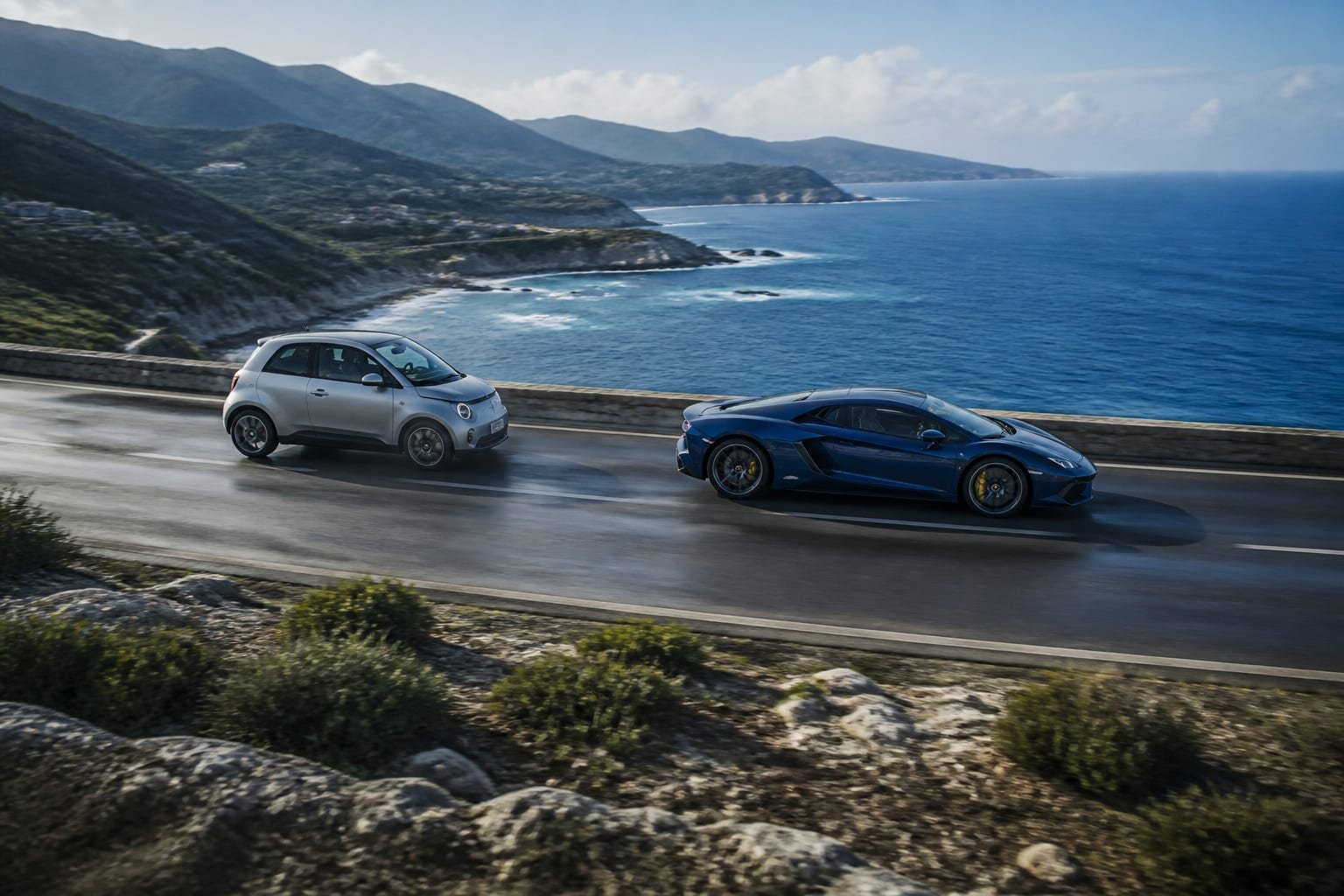 Dacia Spring vs Maserati MC20, EVs at opposite ends