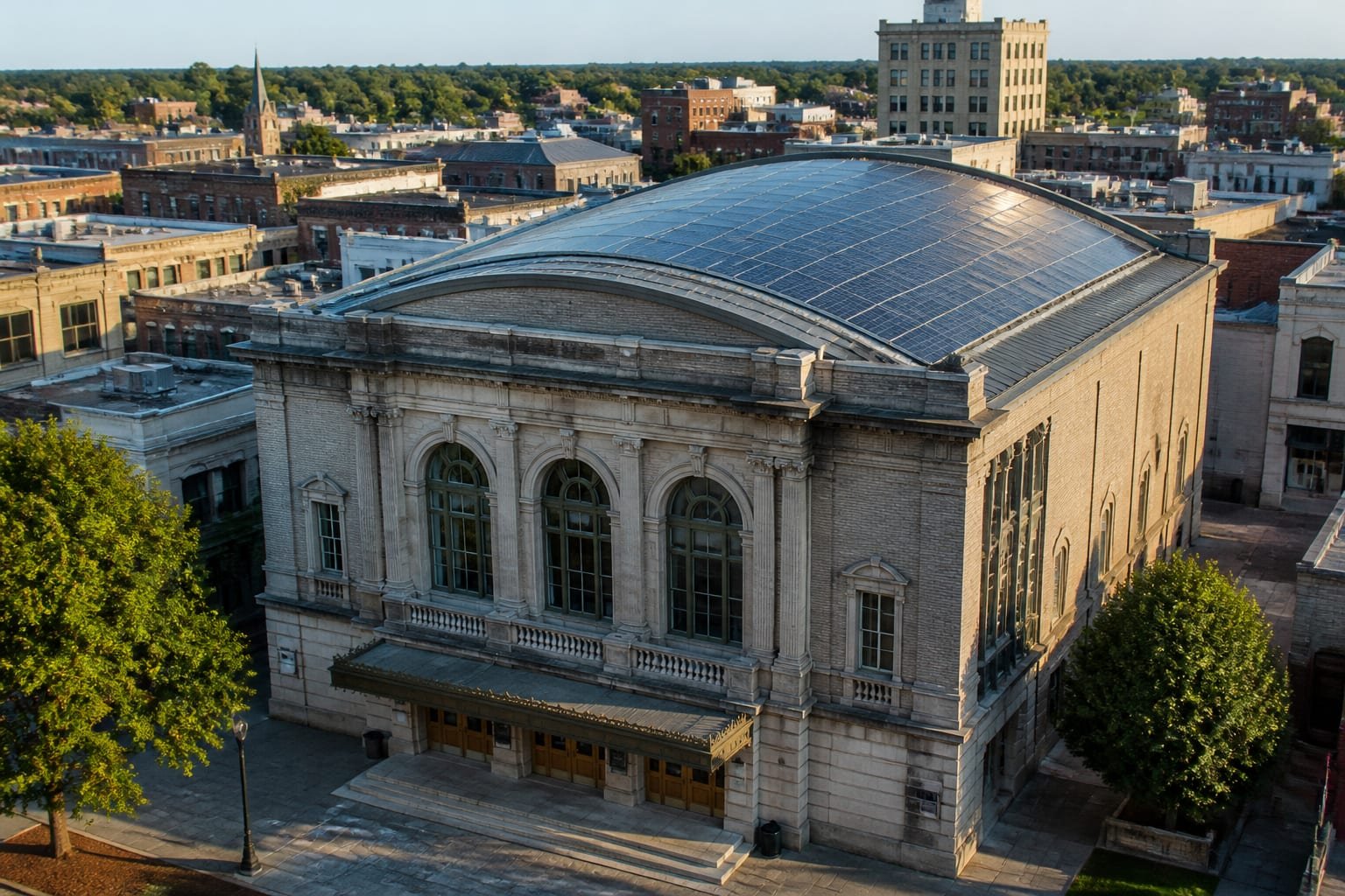 Northampton theatre plans 232 rooftop solar panels