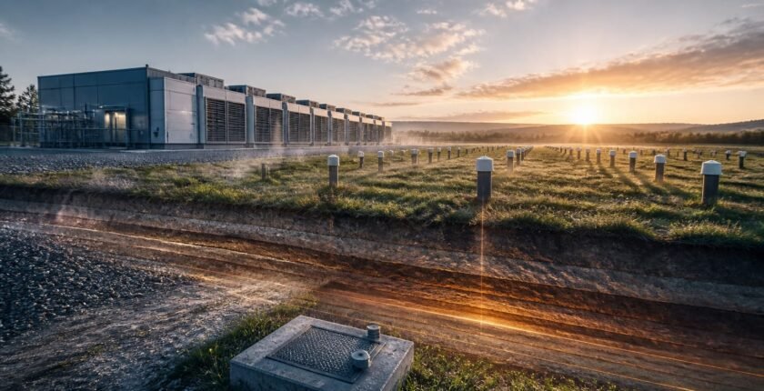 Seasonal heat storage for data center waste heat