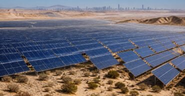 Gobi Solar Arrays Could Cut Spring Dust by Nearly 14%