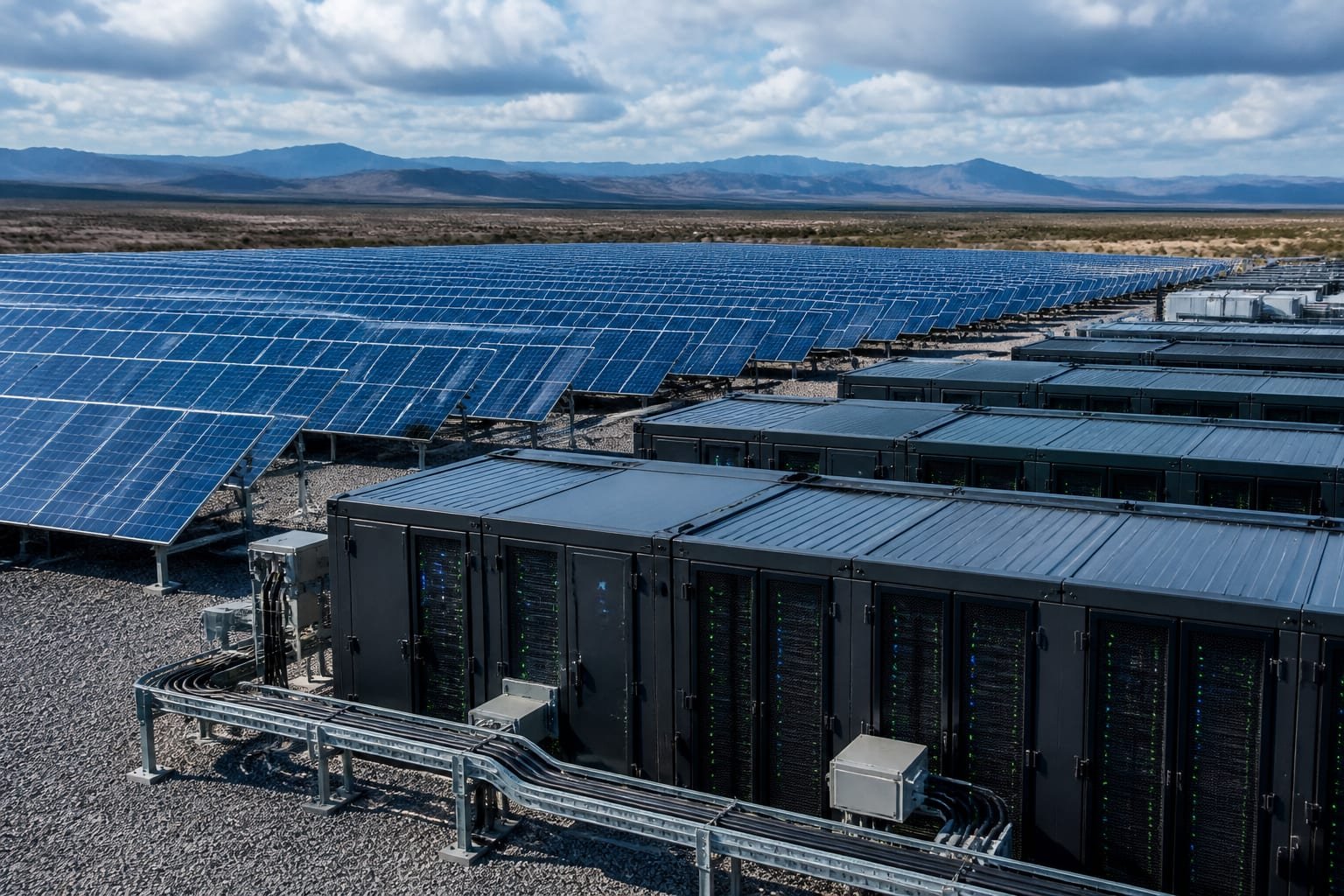Solar-Powered Data Centers Tap Curtailed DC Solar
