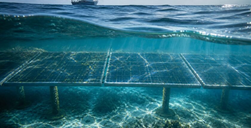 Underwater Solar Panels Generate Power at 10 Meters